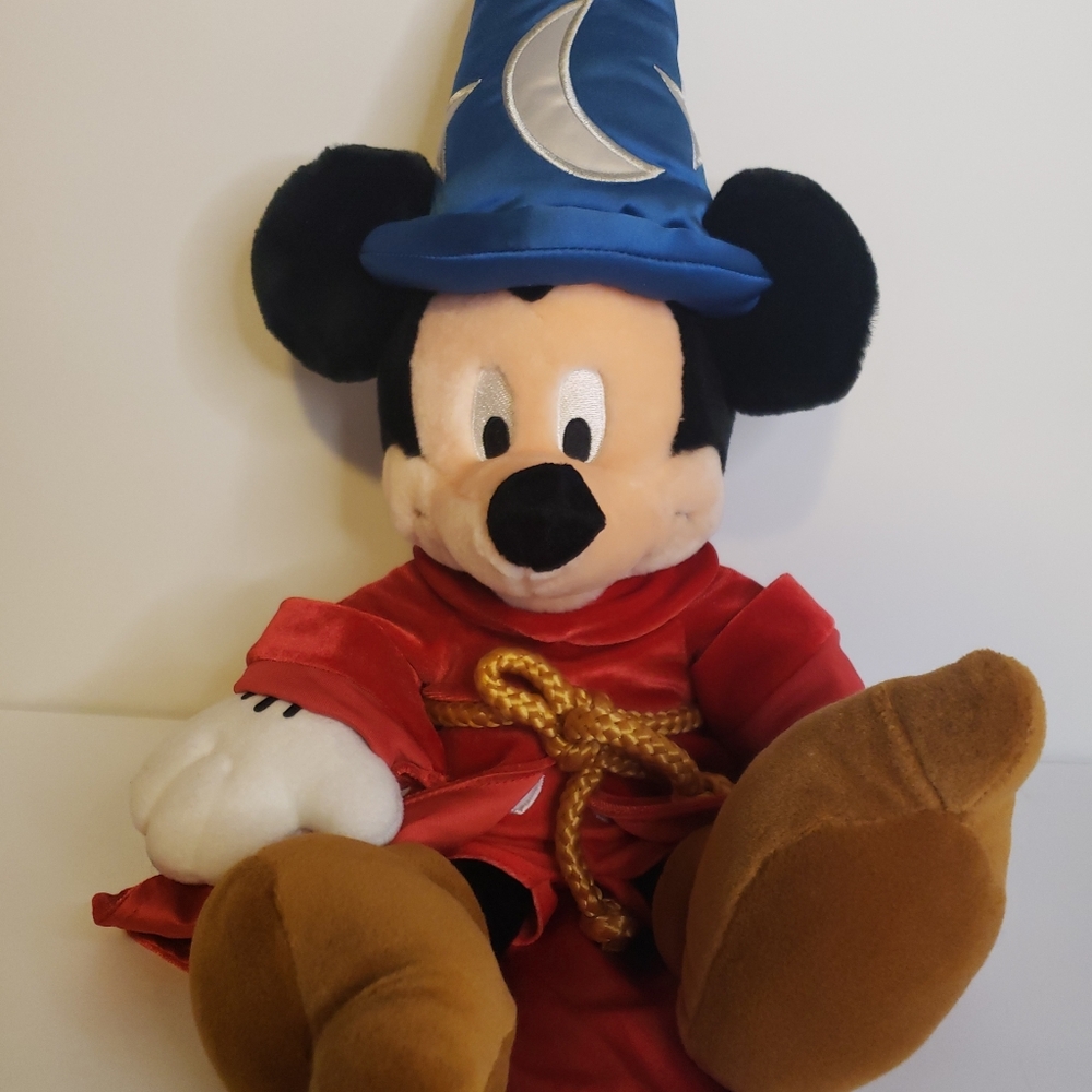 19" Sorcerer Mickey Mouse Stuffed Plush Doll - Disney Store Exclusive